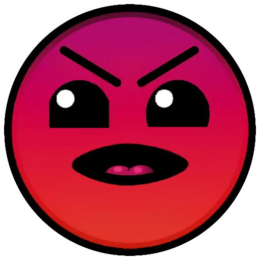 Sticker from the "Geometry dash faces" sticker pack