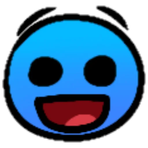 Sticker from the "Geometry dash faces" sticker pack