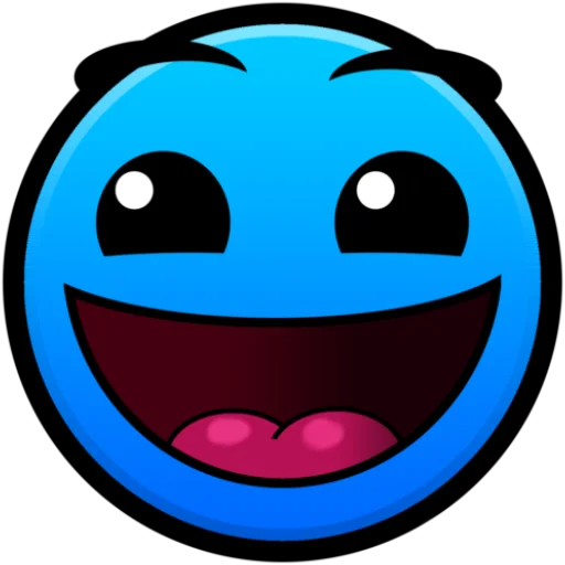 Sticker from the "Geometry dash faces" sticker pack