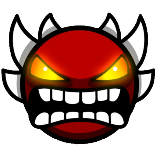 Sticker from the "Geometry dash faces" sticker pack