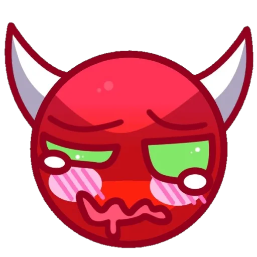 Sticker from the "Geometry dash faces" sticker pack