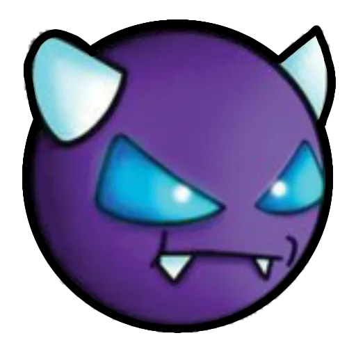 Sticker from the "Geometry dash faces" sticker pack