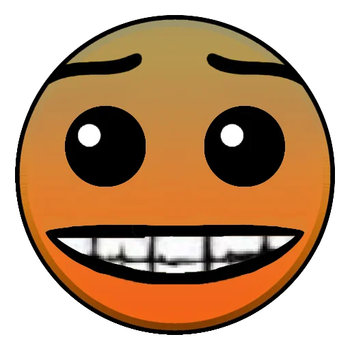 Sticker from the "Geometry dash faces" sticker pack