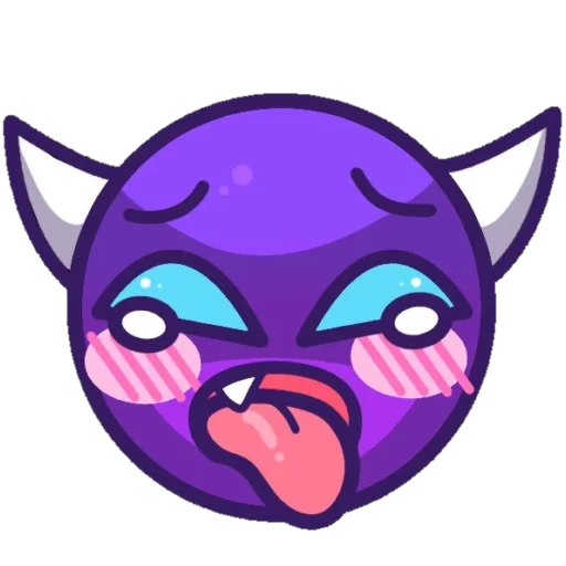 Sticker from the "Geometry dash faces" sticker pack