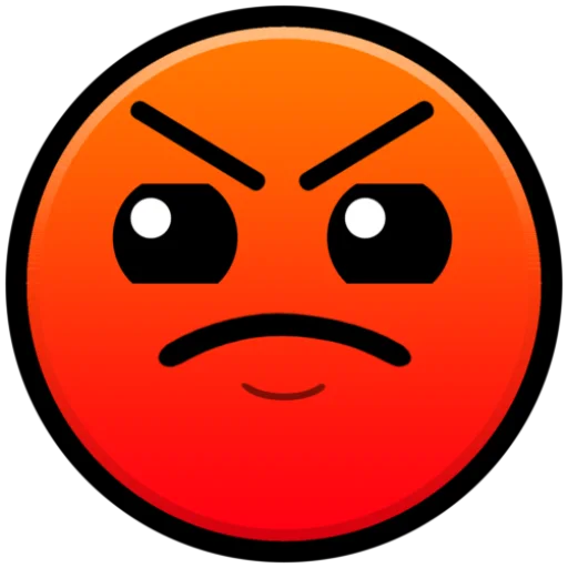 Sticker from the "Geometry dash faces" sticker pack