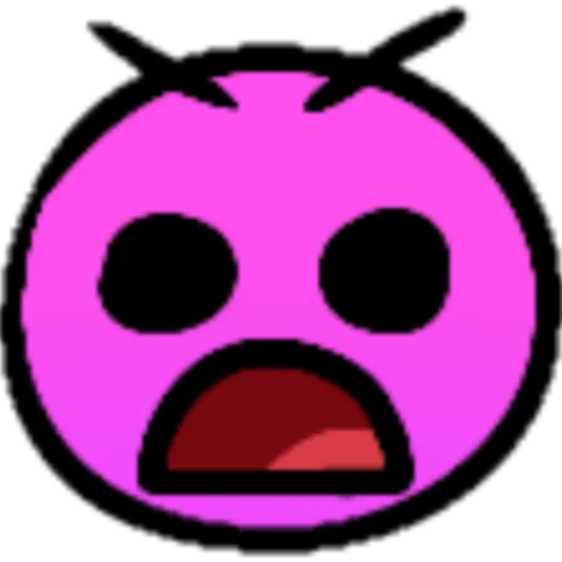 Sticker from the "Geometry dash faces" sticker pack