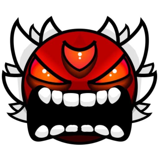 Sticker from the "Geometry dash faces" sticker pack