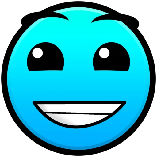 Sticker from the "Geometry dash faces" sticker pack