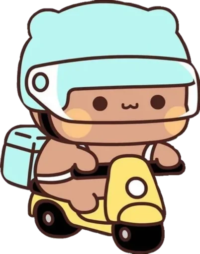 Sticker from the "Bubu and Dudu" sticker pack