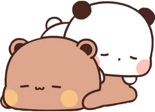 Sticker from the "Bubu and Dudu" sticker pack