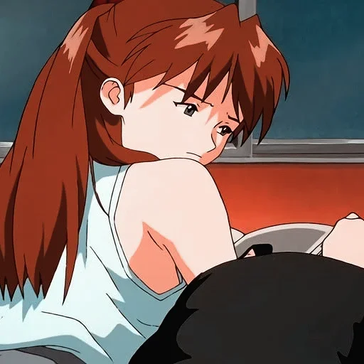 Sticker from the "Asuka Langley Soryu" sticker pack