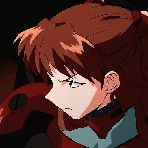 Sticker from the "Asuka Langley Soryu" sticker pack