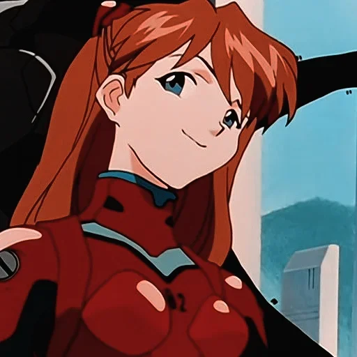 Sticker from the "Asuka Langley Soryu" sticker pack