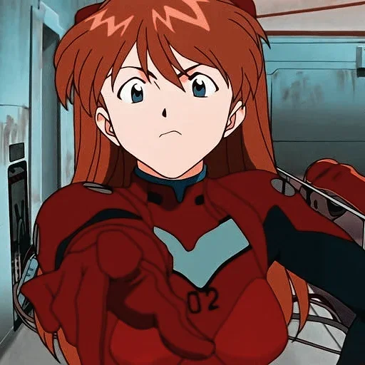 Sticker from the "Asuka Langley Soryu" sticker pack