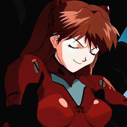 Sticker from the "Asuka Langley Soryu" sticker pack