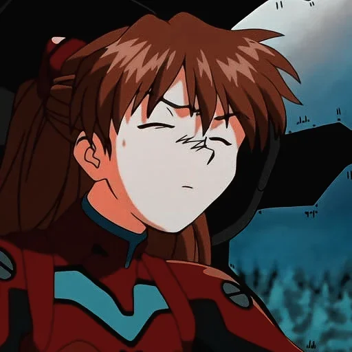 Sticker from the "Asuka Langley Soryu" sticker pack