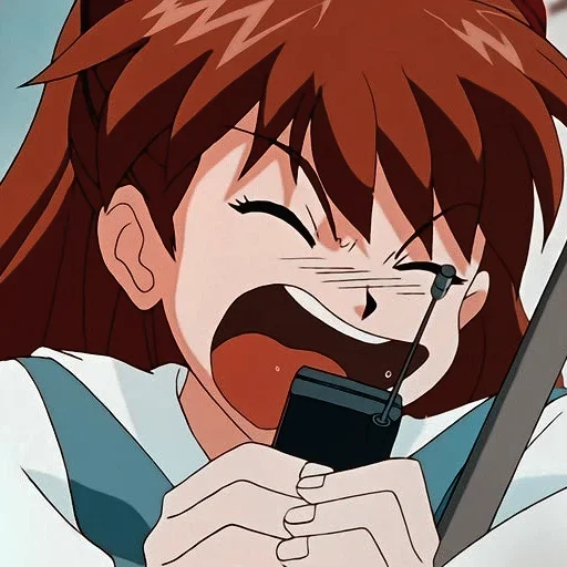 Sticker from the "Asuka Langley Soryu" sticker pack