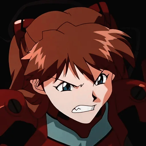 Sticker from the "Asuka Langley Soryu" sticker pack