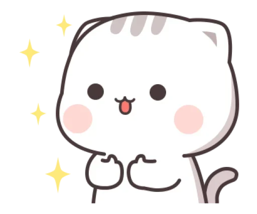 Sticker from the "Cute cats" sticker pack