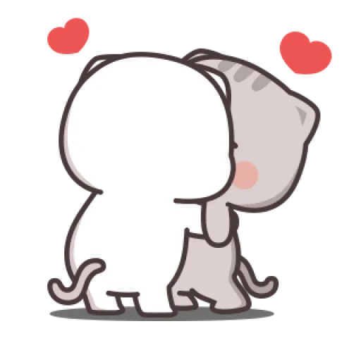 Sticker from the "Cute cats" sticker pack