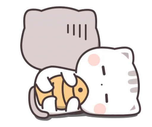 Sticker from the "Cute cats" sticker pack