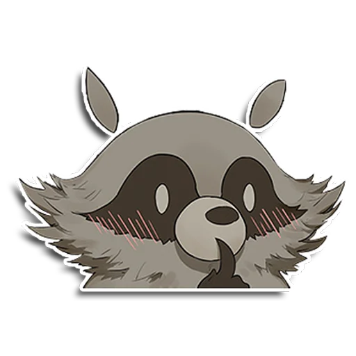 Sticker from the "Енот Аман" sticker pack