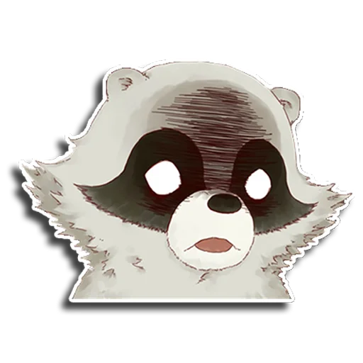 Sticker from the "Енот Аман" sticker pack