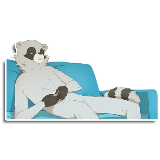 Sticker from the "Енот Аман" sticker pack