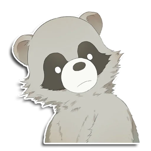 Sticker from the "Енот Аман" sticker pack