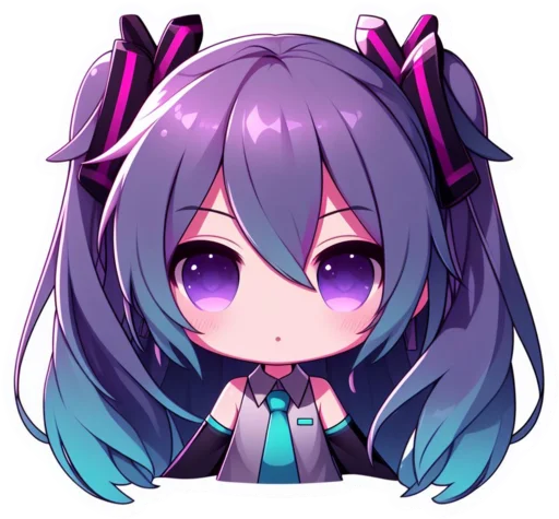 Sticker from the "VOLT Hatsune Miku Part 2" sticker pack