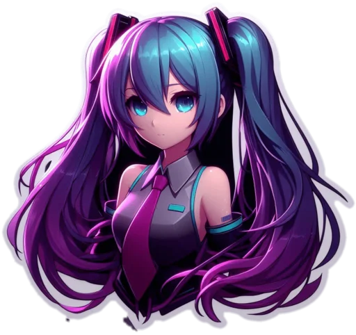 Sticker from the "VOLT Hatsune Miku Part 2" sticker pack