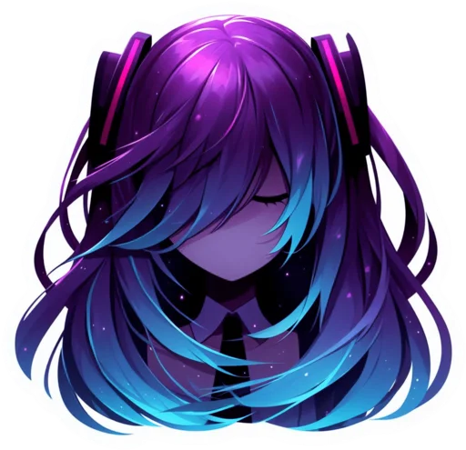 Sticker from the "VOLT Hatsune Miku Part 2" sticker pack