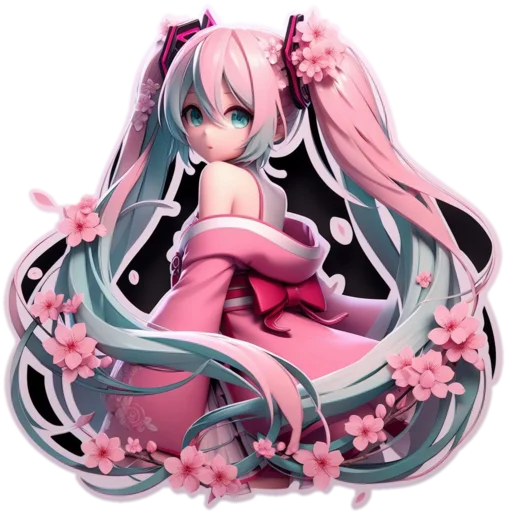 Sticker from the "VOLT Hatsune Miku Part 2" sticker pack