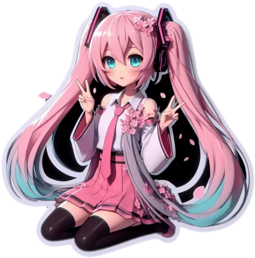 Sticker from the "VOLT Hatsune Miku Part 2" sticker pack