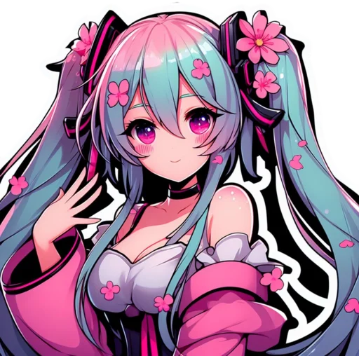 Sticker from the "VOLT Hatsune Miku Part 2" sticker pack