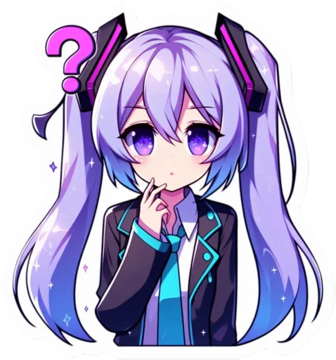 Sticker from the "VOLT Hatsune Miku Part 2" sticker pack