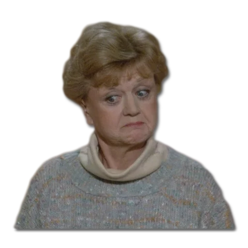 Sticker from the "Murder, She Wrote" sticker pack