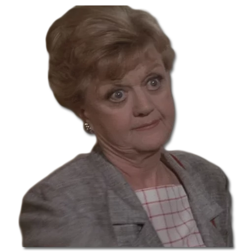 Sticker from the "Murder, She Wrote" sticker pack