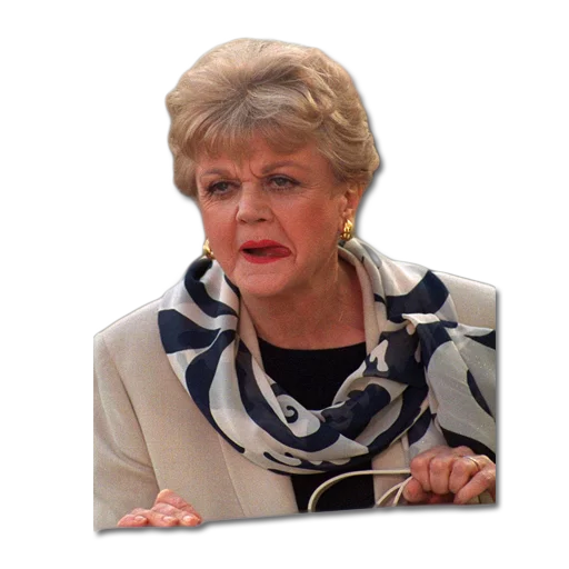 Sticker from the "Murder, She Wrote" sticker pack