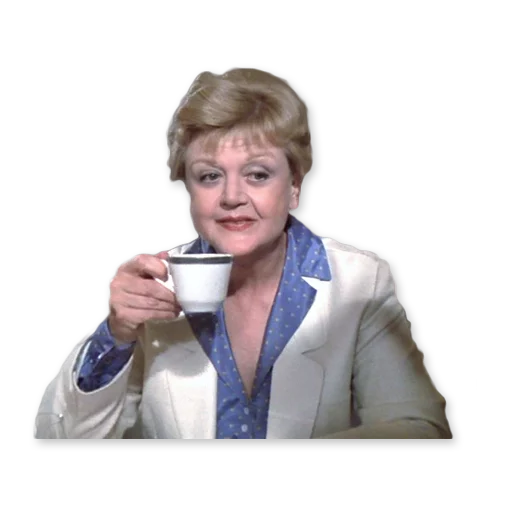 Sticker from the "Murder, She Wrote" sticker pack