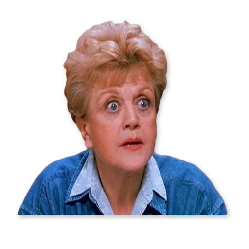 Sticker from the "Murder, She Wrote" sticker pack