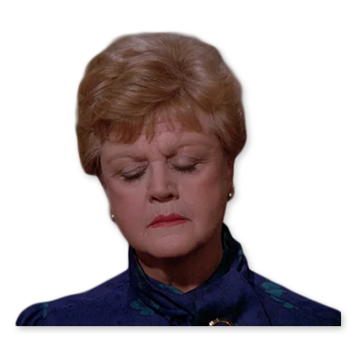 Sticker from the "Murder, She Wrote" sticker pack