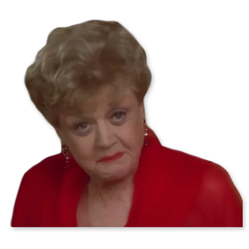 Sticker from the "Murder, She Wrote" sticker pack