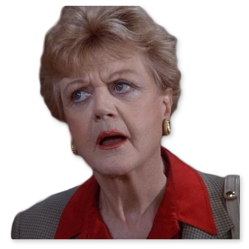 Sticker from the "Murder, She Wrote" sticker pack