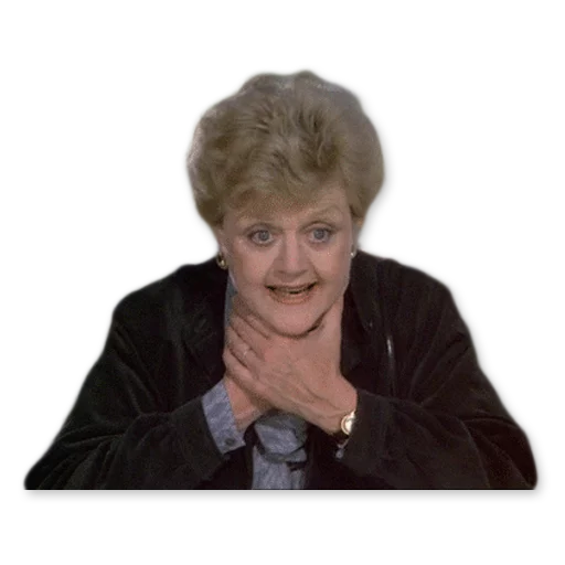 Sticker from the "Murder, She Wrote" sticker pack