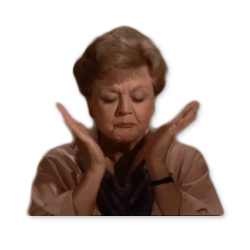 Sticker from the "Murder, She Wrote" sticker pack