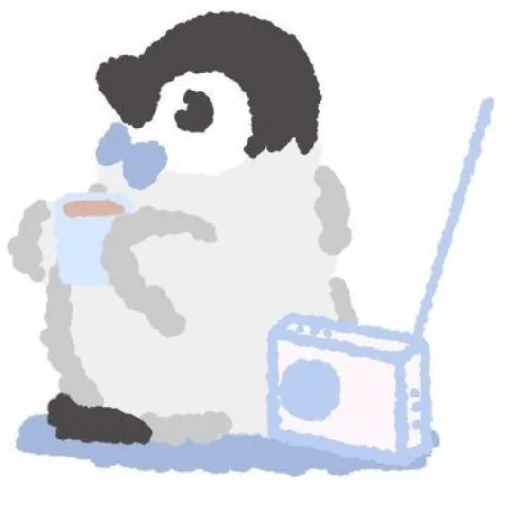 Sticker from the "Penguins" sticker pack