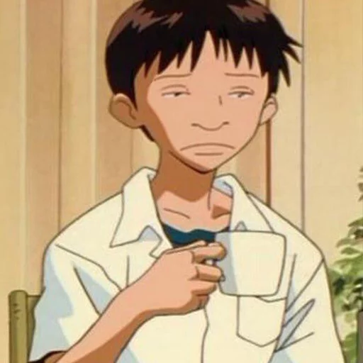 Sticker from the "SHINJI WITH A FUCKING CUP" sticker pack