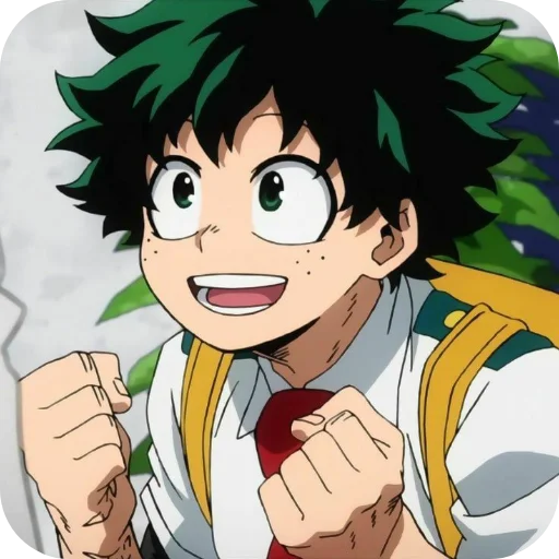 Sticker from the "Izuku Midoriya" sticker pack