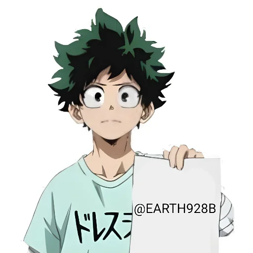 Sticker from the "Izuku Midoriya" sticker pack